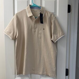 Tommy Hilfiger Men's Light Tan Polo Shirt
